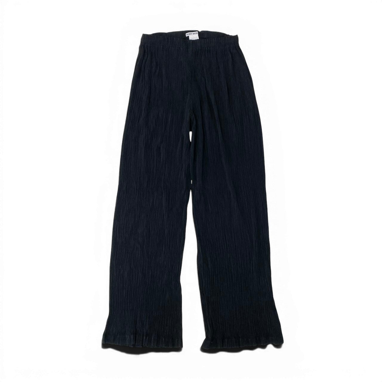 Af6 PLEATS PLEASE プリーツプリーズ プリーツ ロングパンツ PP55-JF108 サイズ2 ブラック ポリエステル100％ レディース 女性用u02t