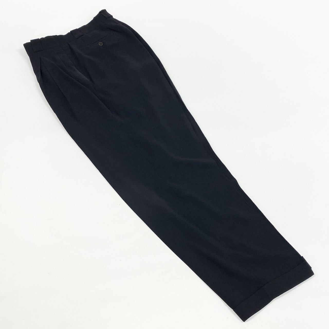 36a7 GIORGIO ARMANI ジョルジオ アルマーニ イタリア製 ダブルプレスト セットアップ スーツ VINTAGE 大きいサイズ 52 XLサイズ ダークネイビー ウール メンズo07t