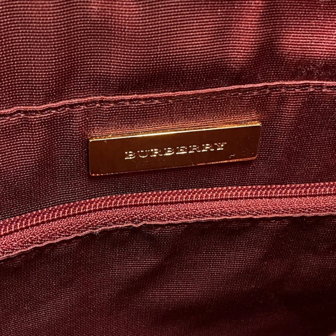 h13【美品】BURBERRY ハンドバッグ ノバチェック  ベージュ ボルドー キャンバス レザー レディース 女性用k02i