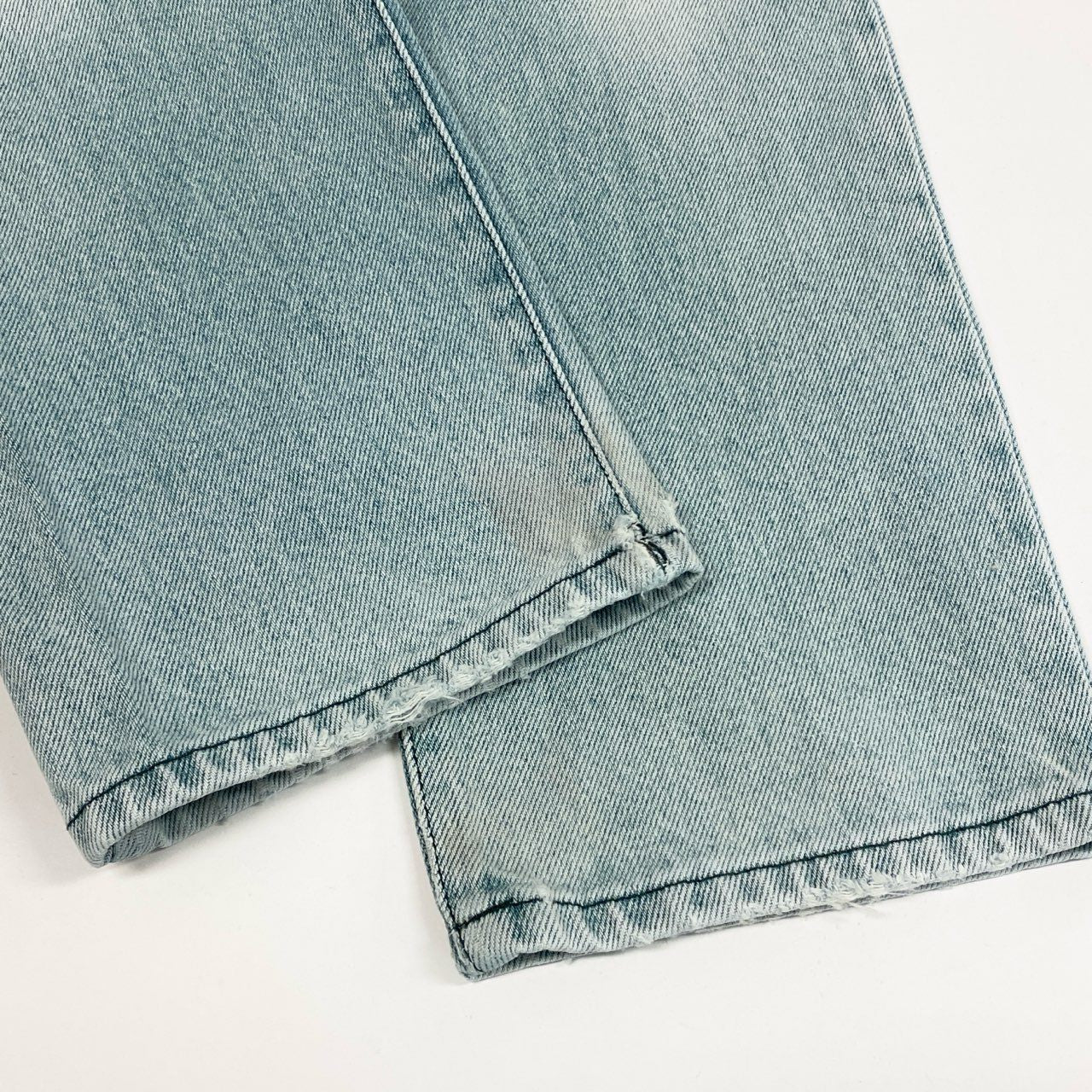 1j27 ARMANI JEANS アルマーニジーンズ 90’s デニムパンツ ジーンズ ジップフライ 28 1/2サイズ ブルー メンズu02t