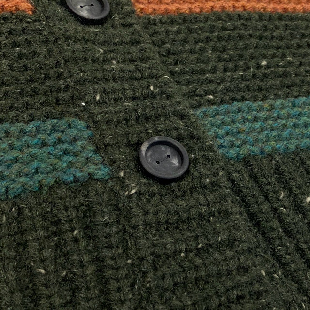 Eb9 《美品》 Loro Piana ロロピアーナ カシミヤ ローゲージニット ベスト カーディガン 42 マルチカラー 総カシミア レディースk02i