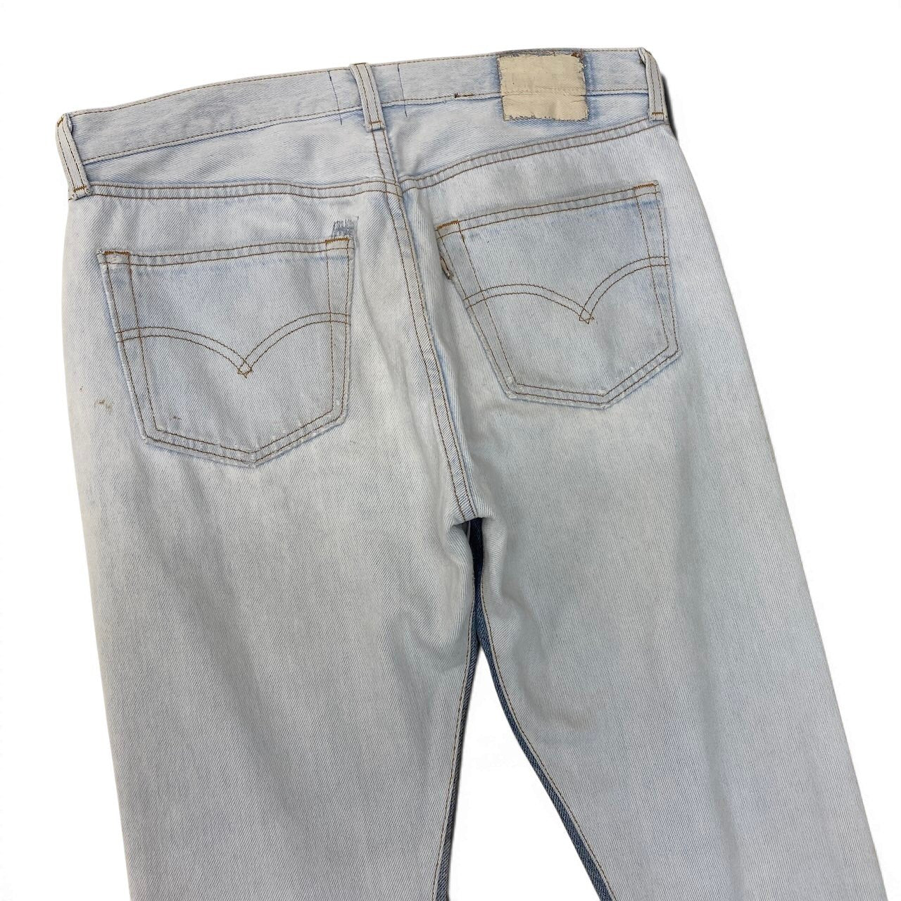 Mf26 Gallery Dept x Levi's ギャラリーデプト リーバイス フレアデニム ヴィンテージ加工 リメイクデニム ライトウォッシュデニム ボタンフライ メンズ 男性用 30 ライトブルー コットン100％u02t