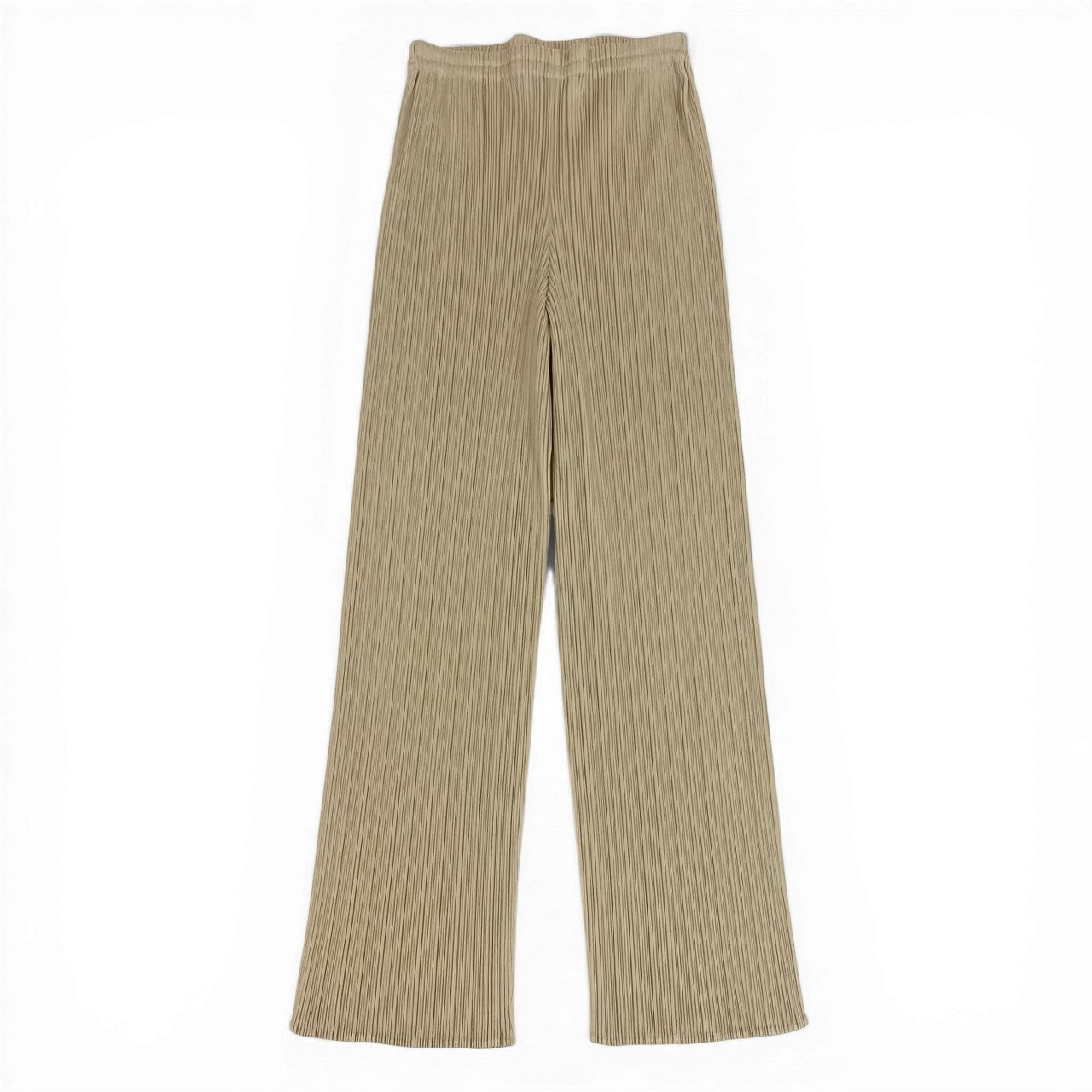 Ad12 PLEATS PLEASE プリーツプリーズ プリーツパンツ ストレートパンツ サイズ1 アイボリー レディースta1
