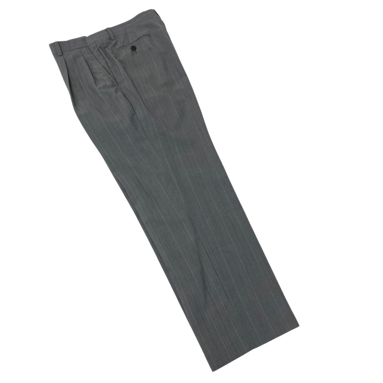 68g4 Christian Dior MONSIEUR クリスチャンディオール セットアップ シングルスーツ ストライプ柄 サイズAB6 グレー ウール100％ メンズ 紳士服o07t