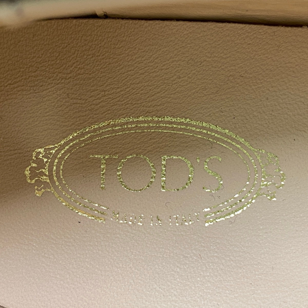 g31 TOD’S ケイト レザー ローファー チェーンモチーフ イタリア製 38サイズ ブラック レザー レディース 女性用k02i