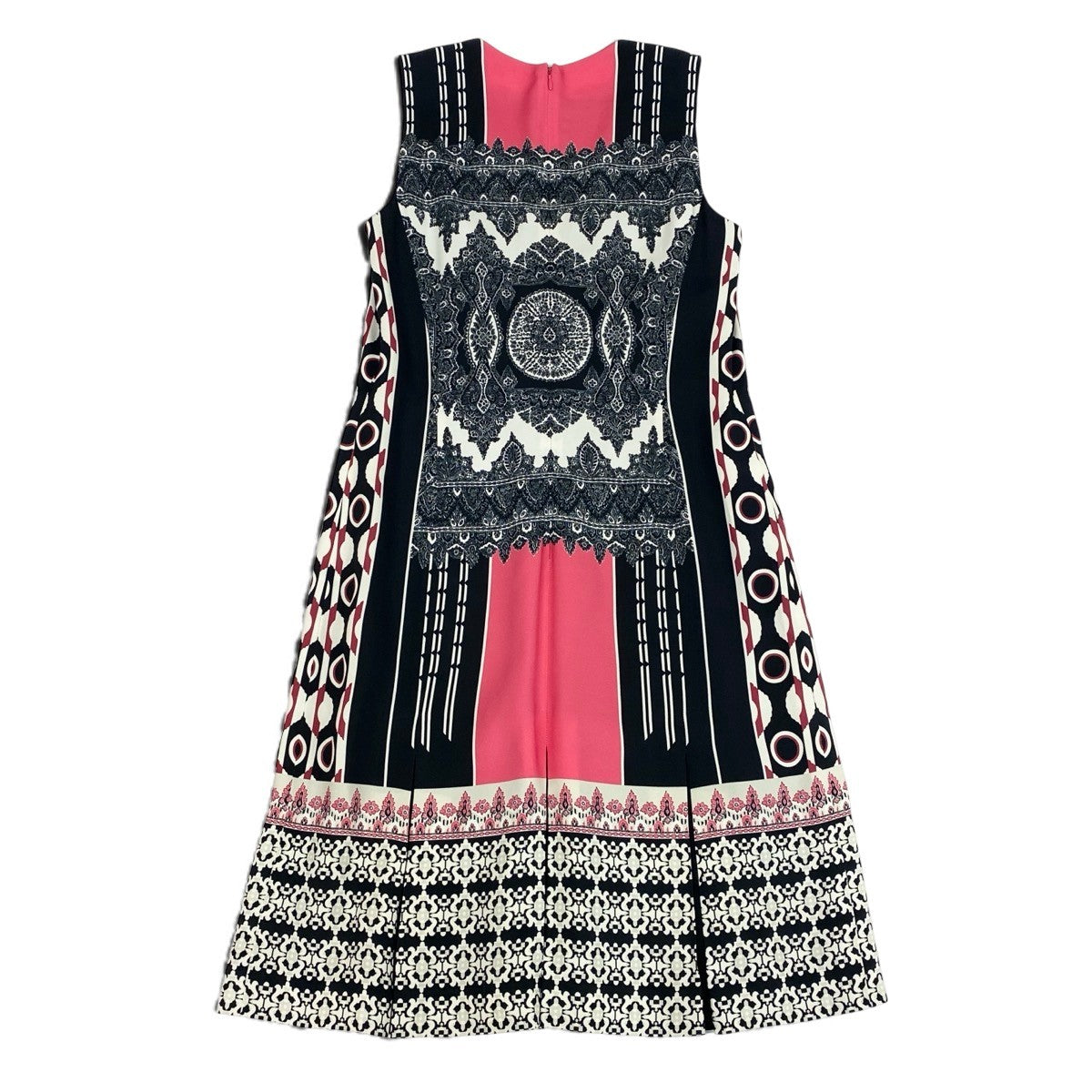 h17 【美品】ETRO エトロ ノースリーブロングドレスワンピース 44サイズ レーヨン100％ レディース 女性用k02i