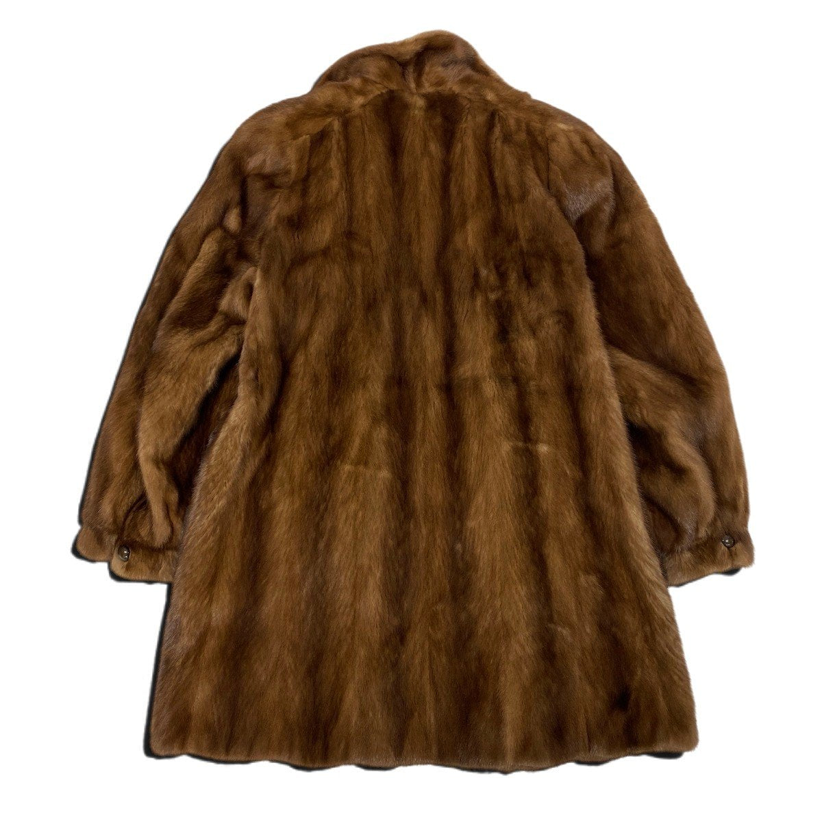 36j7 nakamura fur パステルミンク ファーコート サイズ9-11 茶系 本毛皮 Mink Fur Coat リアルファーt18r