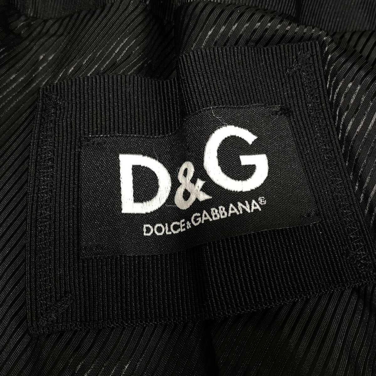 i19 D&G DOLCE＆GABBANA ショートコート 異素材ドッキングデザイン ジャケット 40サイズ ブラック レディース 女性用u02t