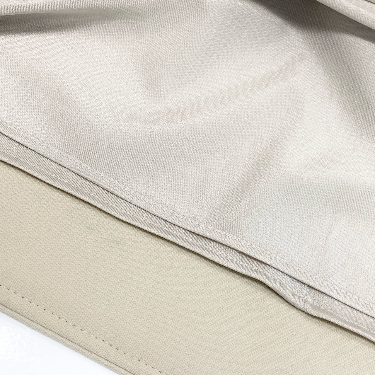 83b26 Rene ルネ ノースリーブロングワンピース ウエスト切替 タックフレア 5316020 34サイズ ベージュ レディース 女性用u02t