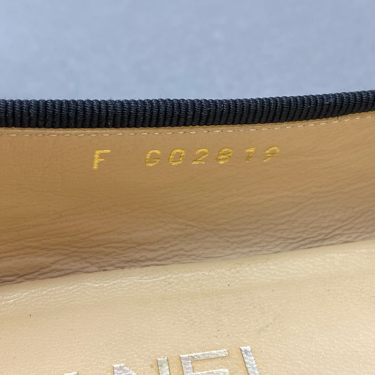 5d22 CHANEL シャネル ココマーク ラムスキン バレリーナ フラットシューズ パンプス イタリア製 G02819 36 ブラック レザー