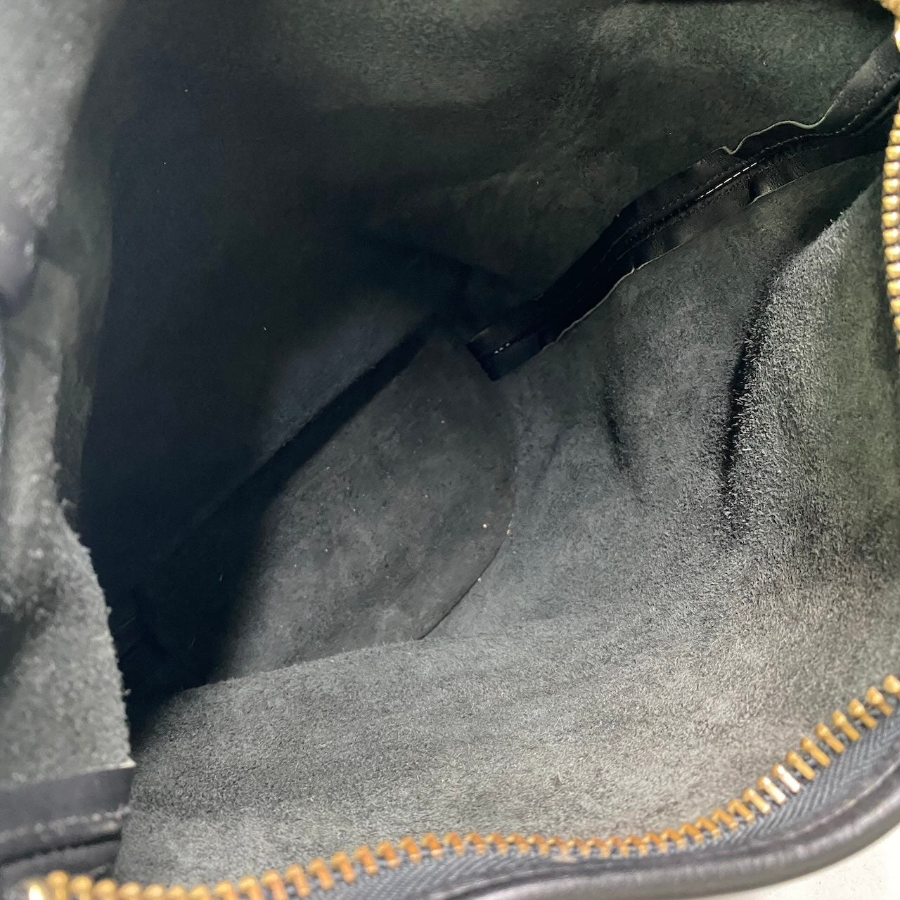 f12《美品》 COACH コーチ オールド レザー ショルダーバッグ Old Coach Shoulder Bag J6I / 9953 ブラック Vintage ヴィンテージt18r