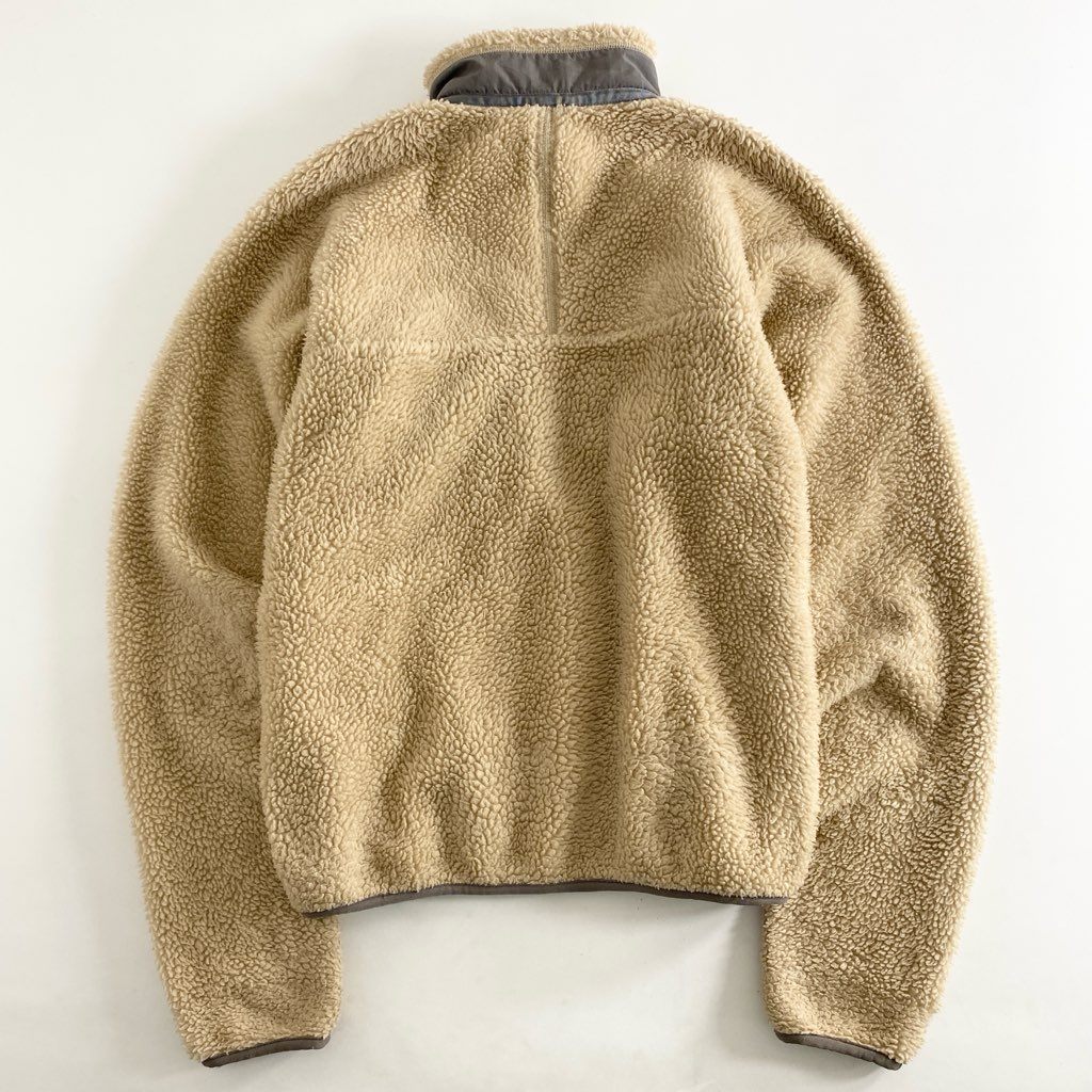 83h27 patagonia パタゴニア Classic Retro-X Jacket クラシックレトロ フリースジャケット ボアブルゾン 23055 サイズS ベージュ ポリエステル100％ メンズ アウトドア