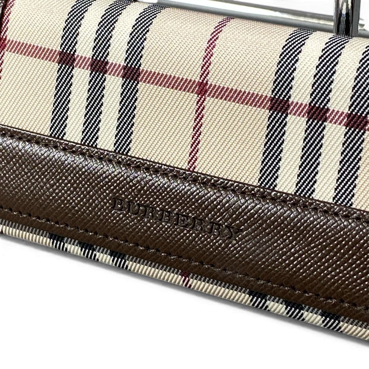 d9 【未使用】 BURBERRY バーバリー ノバチェック キーケース 小物 ベージュ系 レディースu02t