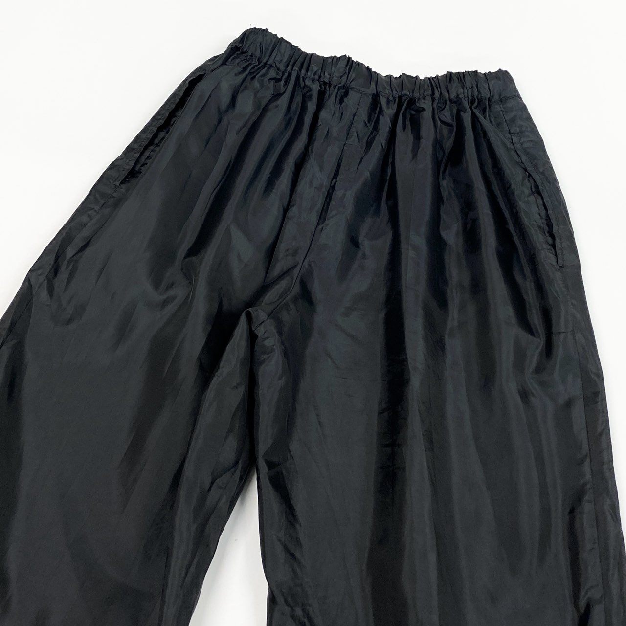 Ab20 COMME des GARCONS コムデギャルソンコムデギャルソン コムコム AD2024 ギャザーフリル パフパンツ ボトム サイズXS ブラック レディースk02i