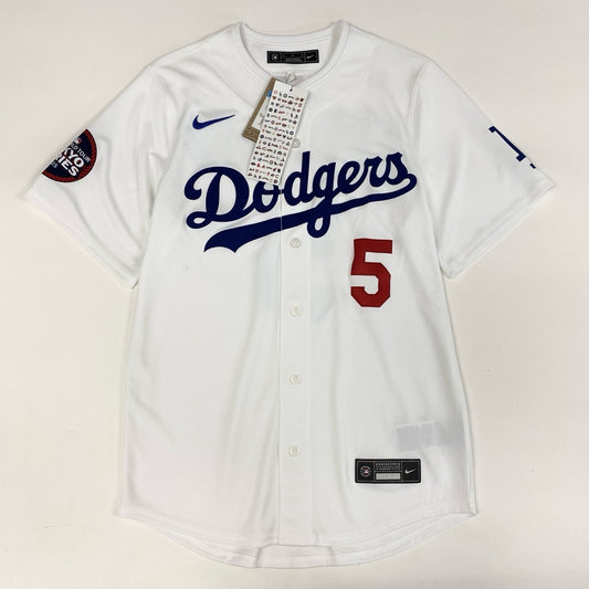 49i11 《未使用品》 MLB エムエルビー × NIKE ナイキ Dodgers ドジャース FREEMAN フリーマン M ホワイト 画像参照 リミテッドユニフォーム TOKYO SERIES 2025t18r