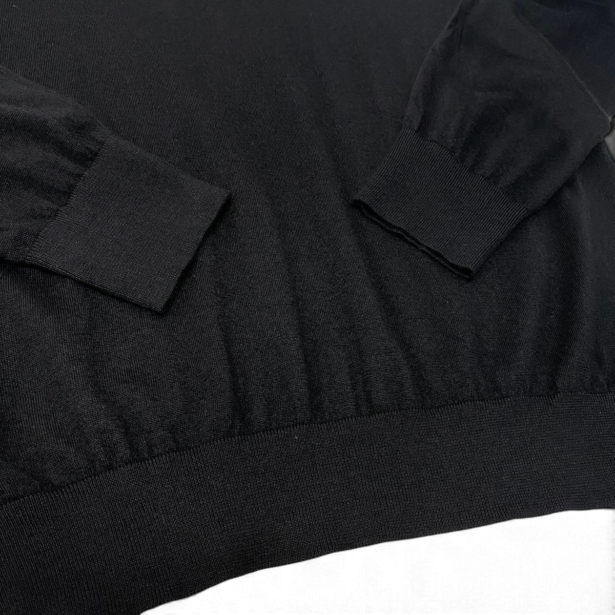 9j16 【美品】 DIOR HOMME ディオールオム ロングスリーブ タートルネックセーター カシミヤニット 833M693BT128 サイズL ブラック カシミヤ メンズu02t