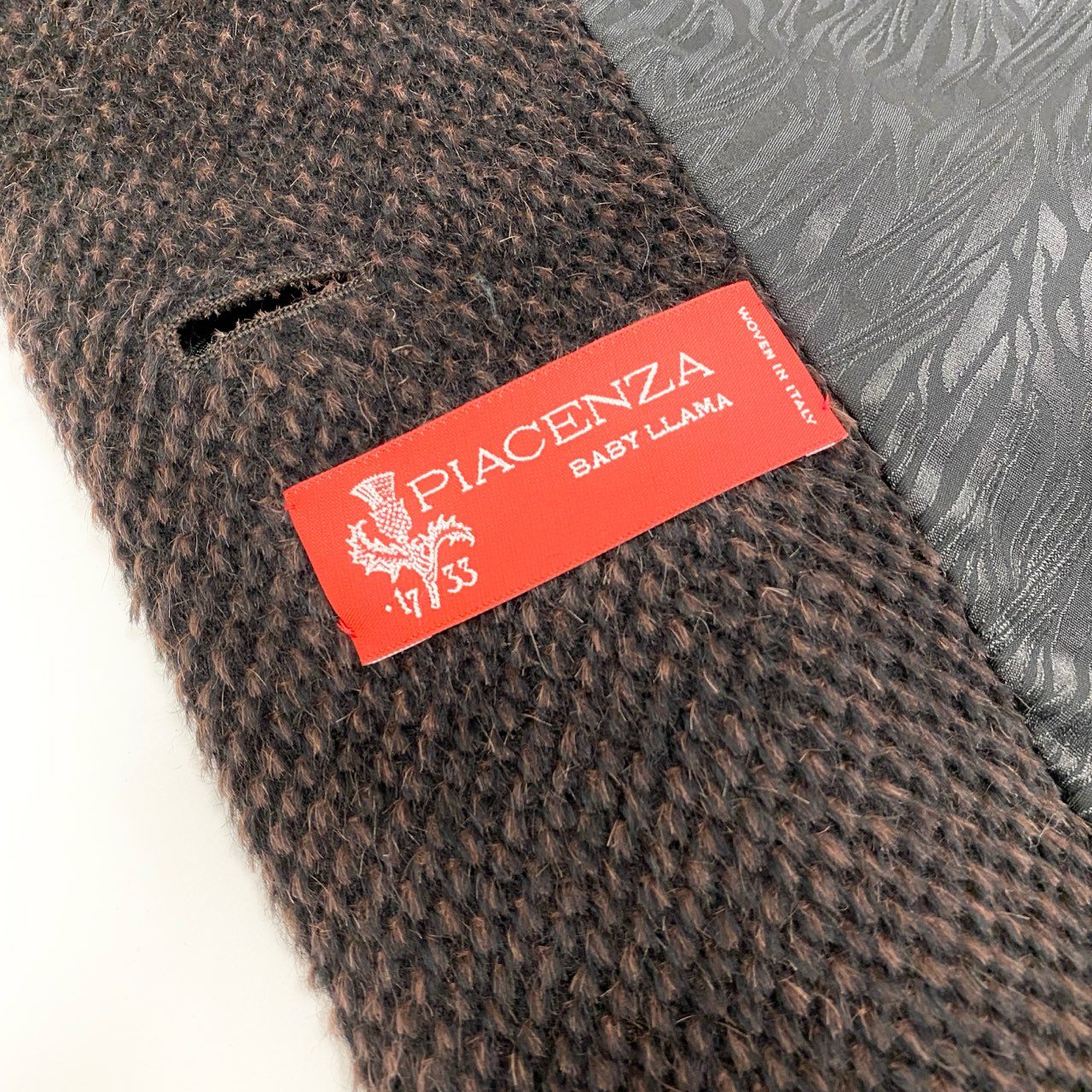 11k21 jun ashida ジュンアシダ イタリア製 フーデットコート ウールコート  PIACENZA ベビーラマ レディース 女性用 アウター 42 ブラウン系u02t