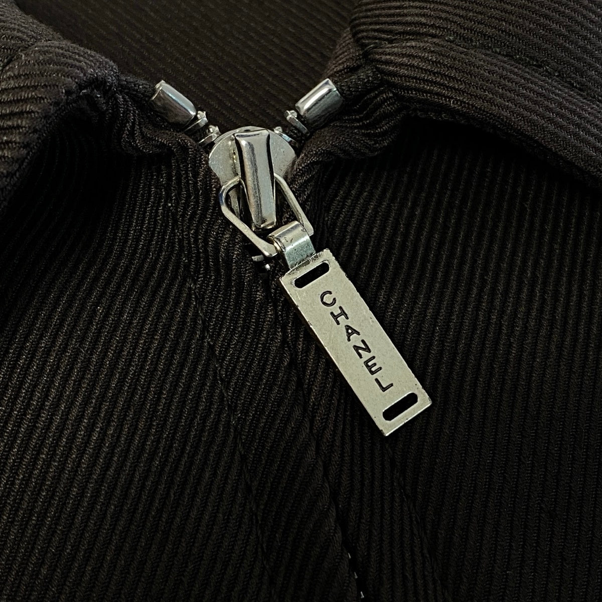 j16 CHANEL シャネル 99P ロゴジップアップ ジャケット Vintage Logo Zip-Up Jacket Brown P12840 Size 40 ブラウンt18r