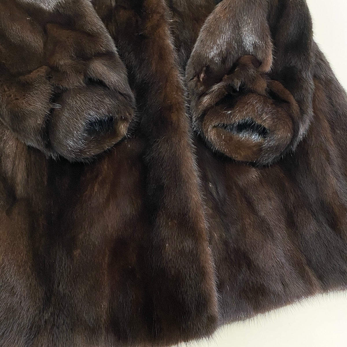 61i24 SAGA MINK サガミンク マホガニーミンク ロングコート サイズ11 ダークブラウン 最高級本毛皮 Mink Fur Long Coat リアルファーt18r