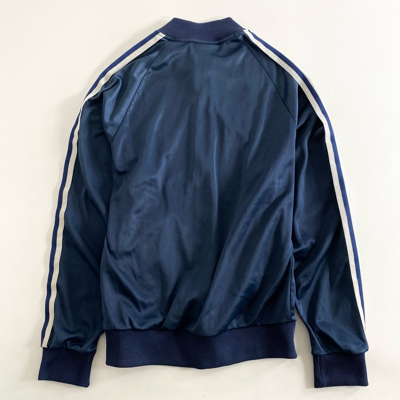 67i5 80s Vintage adidas アディダス ヴィンテージ KEYROLAN ATP Navy Track Jacket トラックジャケット USA製 トレフォイル Sサイズ ネイビー