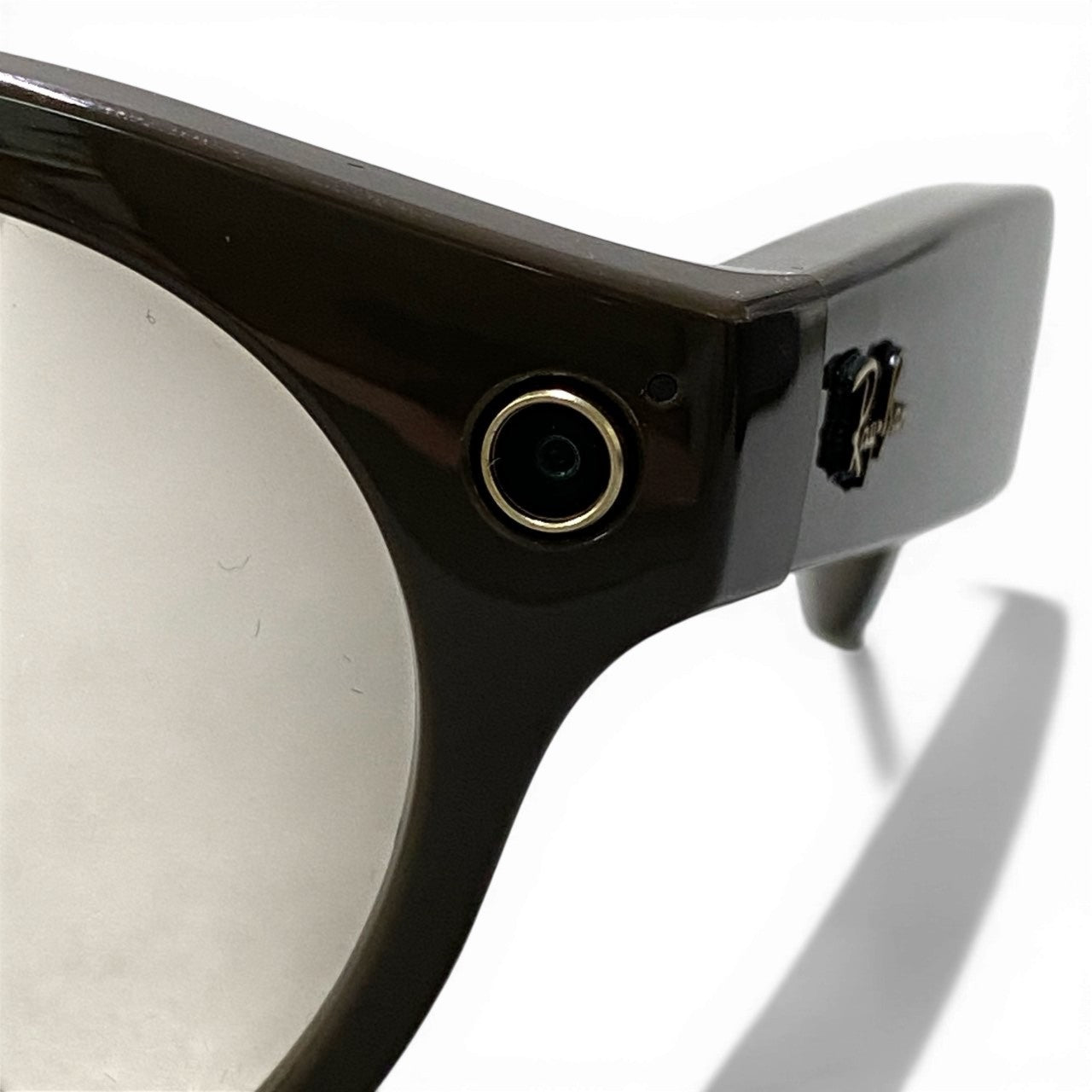 c20 Ray-Ban レイバン スマートグラス Facebook Stories サングラス 48□23 ブラウン WAYFARER 動作確認済みt18r