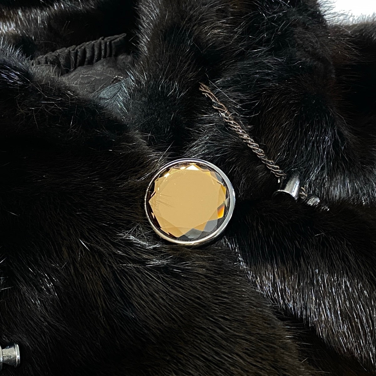 Ej23 【極美品】 ミンクファー フーデット毛皮ジャケット ハーフコート ブラウン 本毛皮 MINK fur レディースu02t