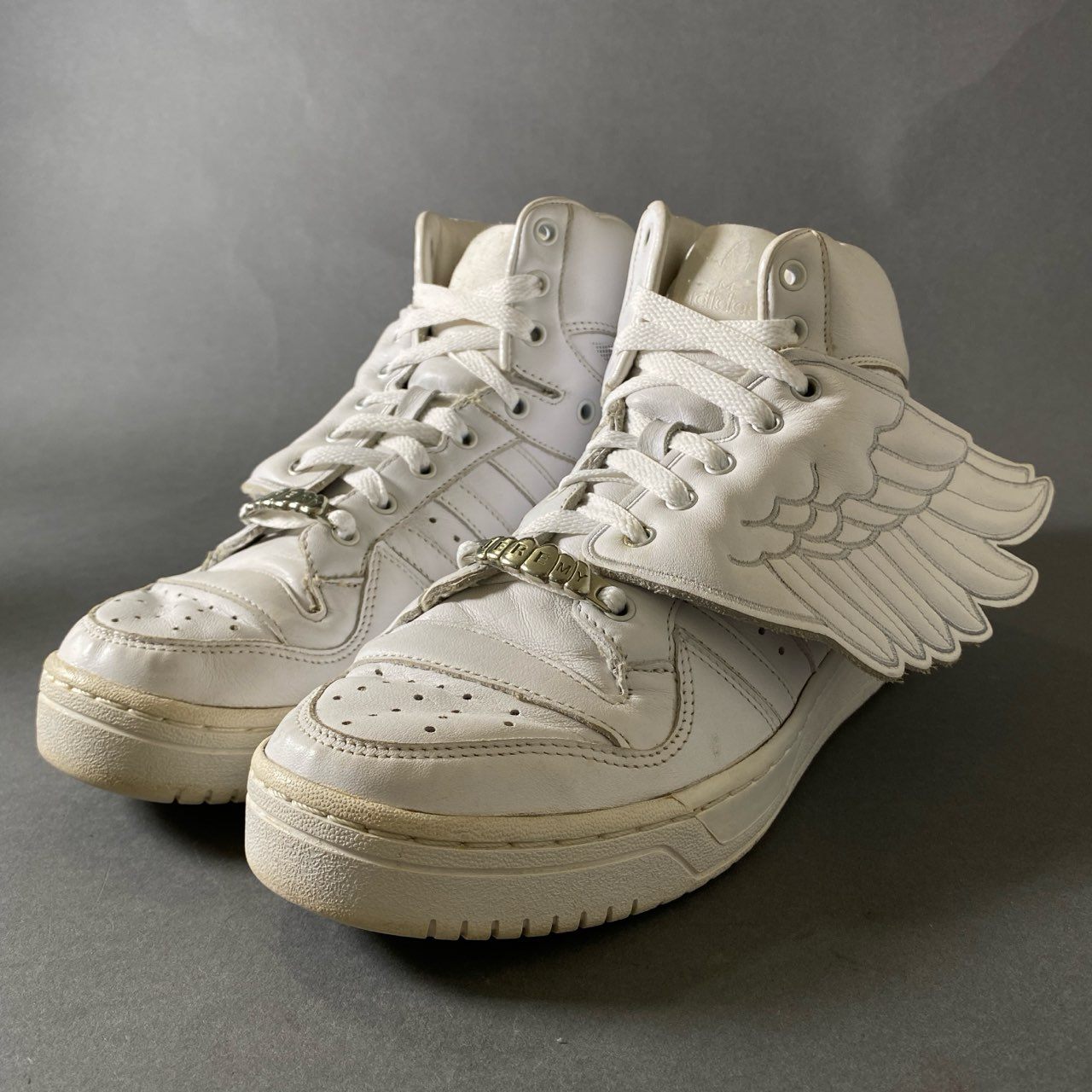 5g19 《希少》 adidas アディダス × JEREMY SCOTT ジェレミースコット JS WINGS ウィングス スニーカー G04654 27cm ホワイト シューズ