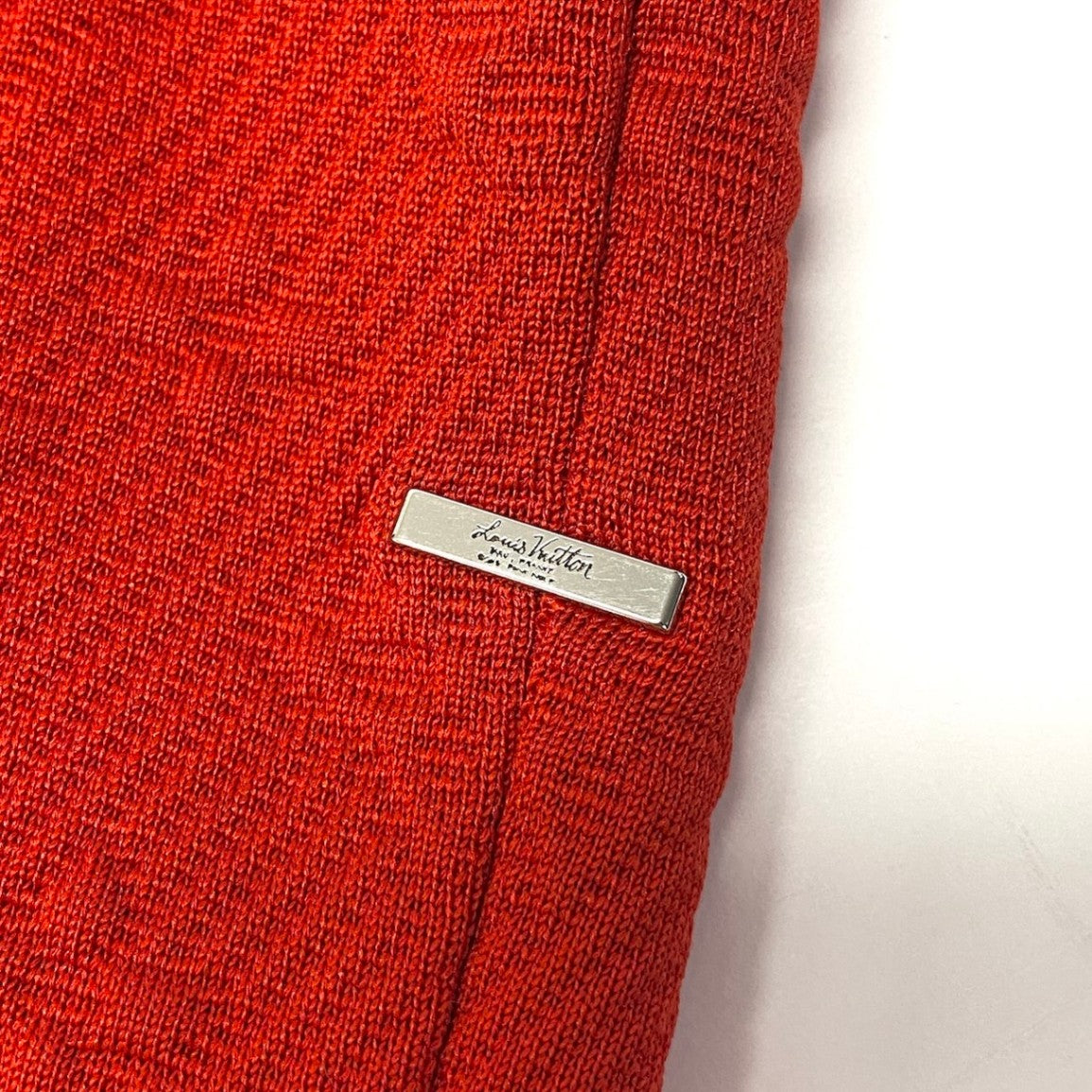 Id15 LOUIS VUITTON ルイヴィトン LV モノグラム ジップジャケット Monogram Zip Jacket サイズS レッド ブルゾンt18r