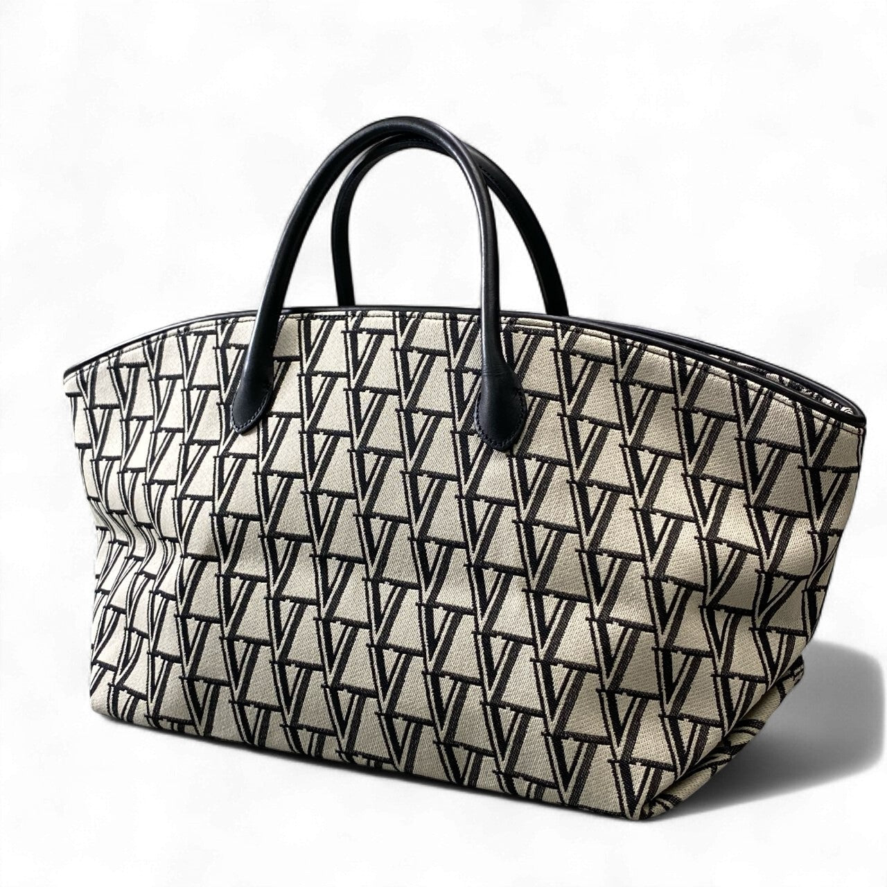 ak18 VERMEIL par iena SHIME別注 シィメ トートバッグ  キャンバス×レザー レディース 女性用 鞄k02i