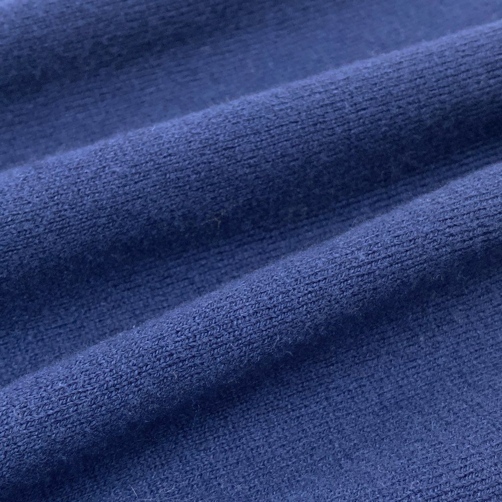 5a12 TOKUKO 1er VOL トクコプルミエヴォル チュニックワンピース ロングスリーブ ニットワンピース 猫刺繍 レディース 女性用 サイズ9 ブルー ライトブルーu02t