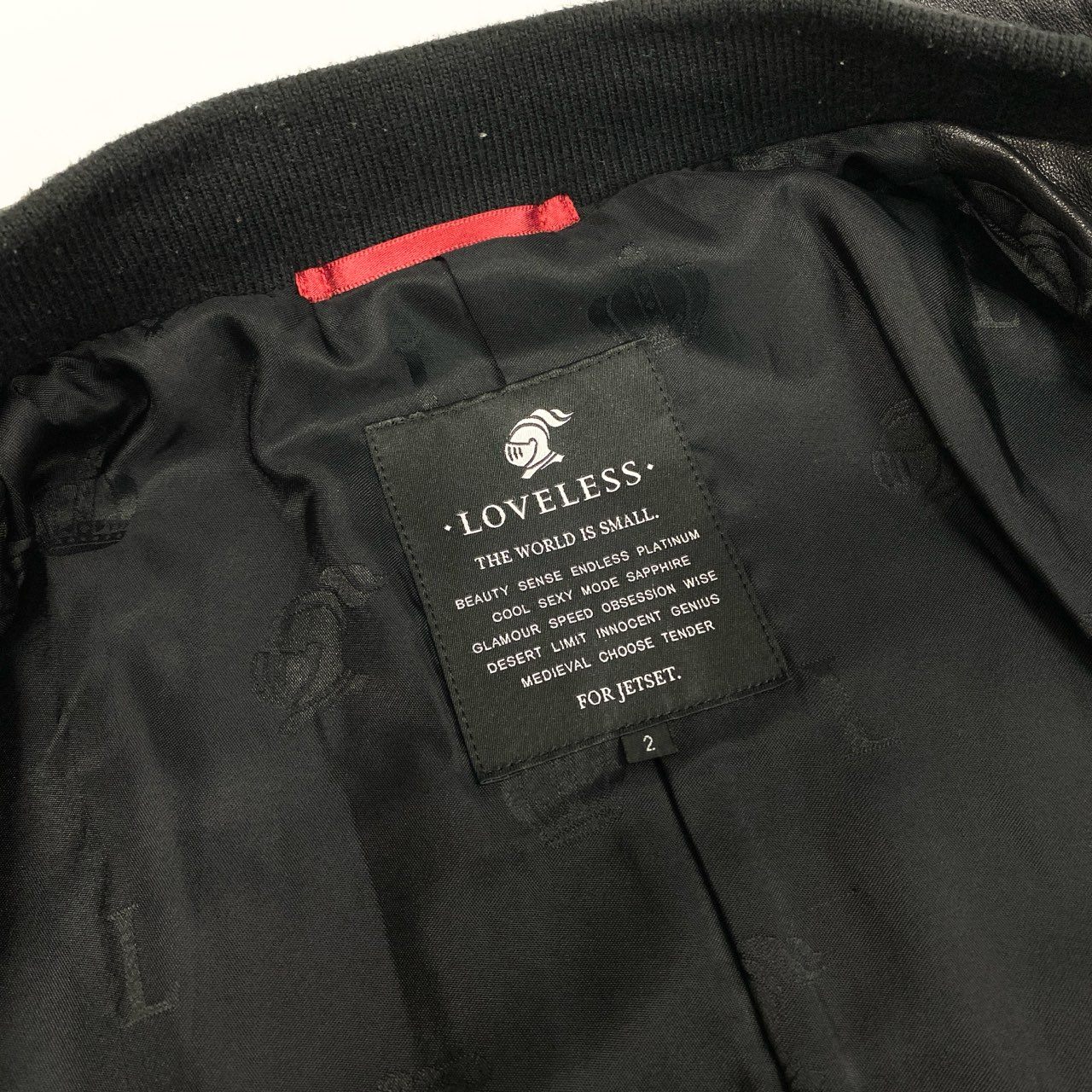 29i30 LOVELESS ラブレス シングルライダースジャケット レザージャケット 61F03-600-09 2サイズ ブラック メンズo07t