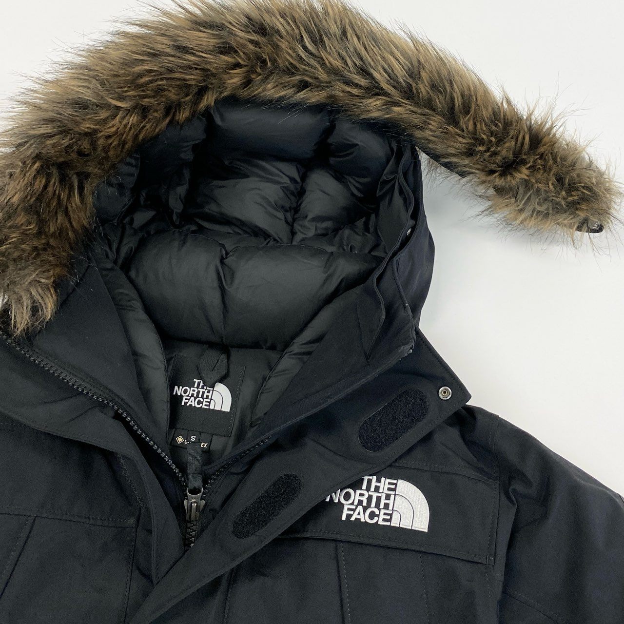 20j6 THE NORTH FACE ザ ノースフェイス NTARCTICA PARKA アンタークティカ パーカ ダウンジャケット GORE TEX ゴアテックス ND92032 S ブラック メンズo07t