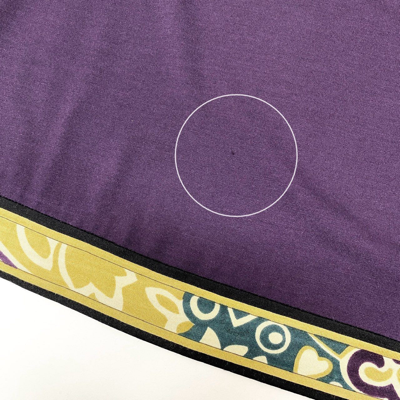 76a28 LEONARD FASHION レオナール オーバーサイズ ワンピース 半袖 カットソーワンピース 身幅ゆったり〇  レディース 女性用 Lサイズ パープル ウール シルクu02t