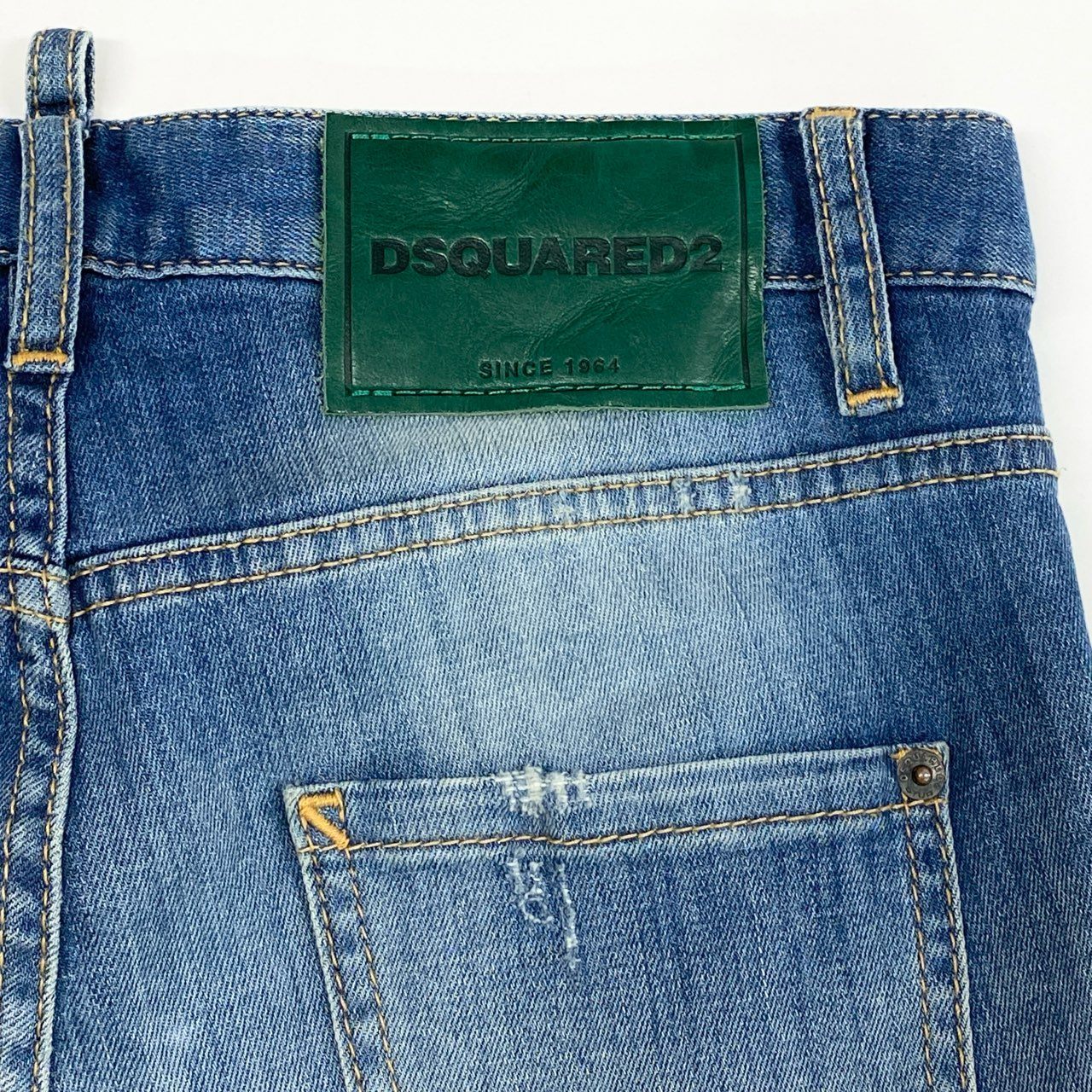 31a26 DSQUARED2 ディースクエアード girl cropped jean ダメージ加工 デニムパンツ ボトムス ジーンズ イタリア製 S75LA0908 36 インディゴ コットン レディースo07t