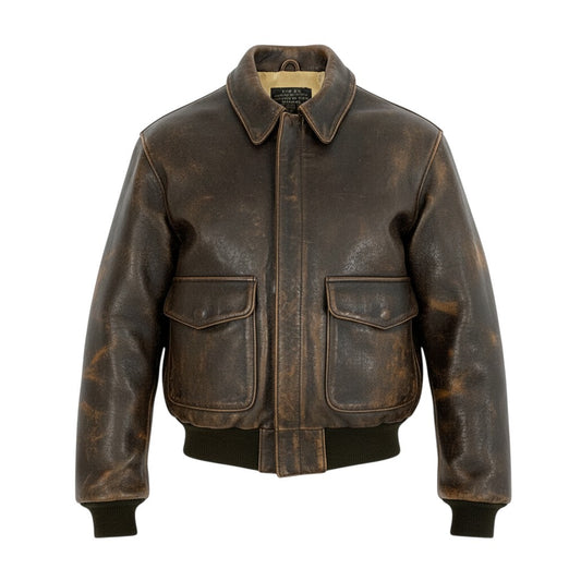 8b20 AVIREX アヴィレックス TYPE A-2 レザージャケット フライトジャケット U.S.ARMY AIR FORCES M ブラウン レザー メンズu02t