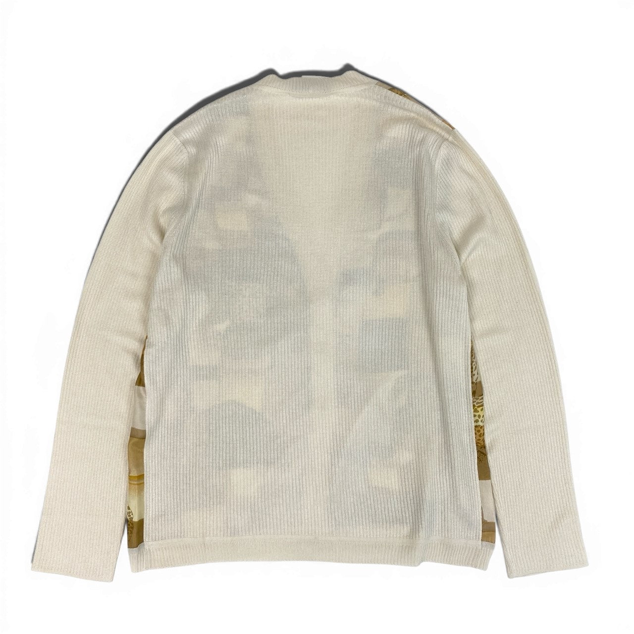 81a23 Salvatore Ferragamo  Animal Print Cardigan Size XL White フェラガモ アニマルプリントカーディガンt18r