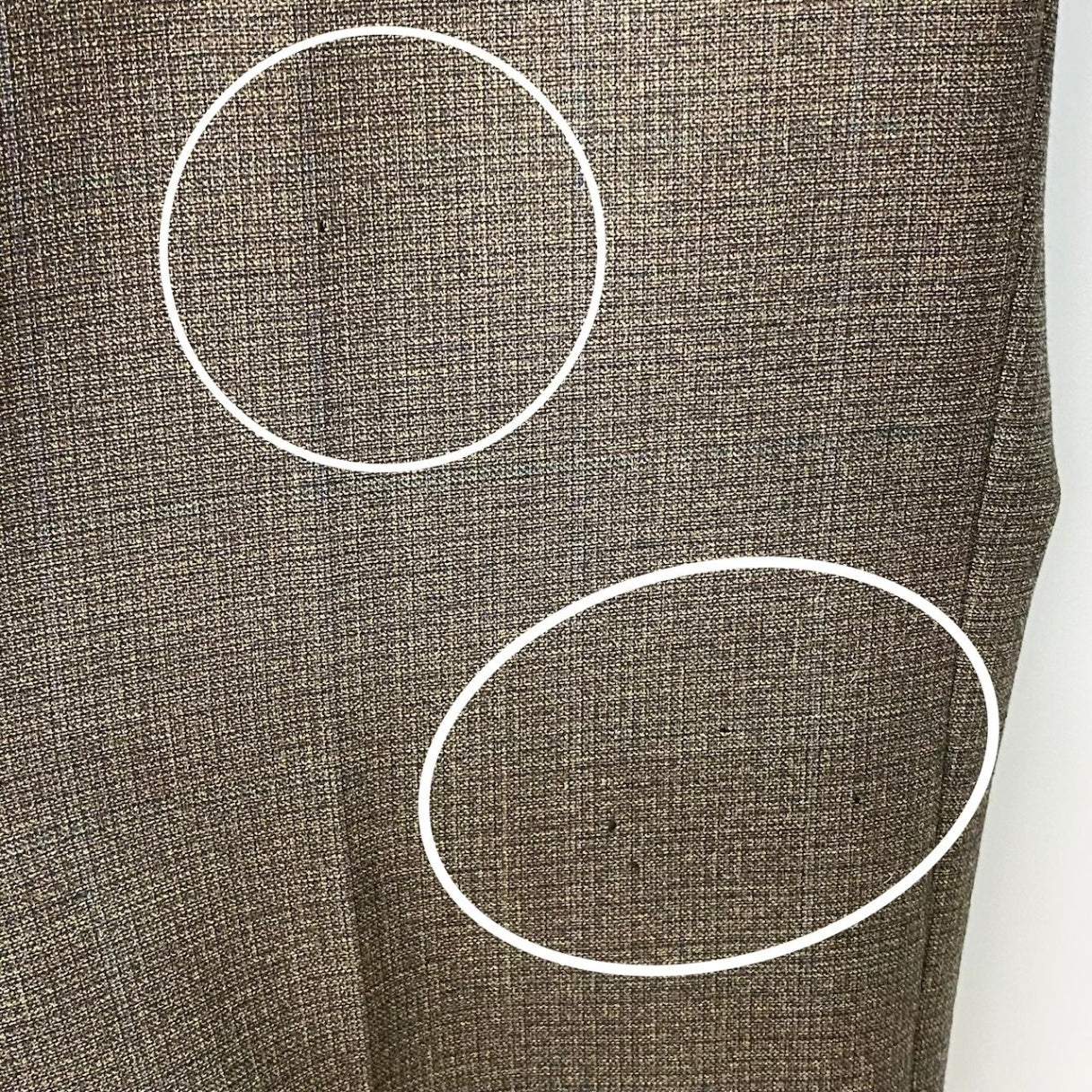 85g7 BURBERRY LONDON バーバリー セットアップスーツ ダブルブレスト チェック柄 サイズAB6 ブラウン系 ウール メンズ 紳士服o07t