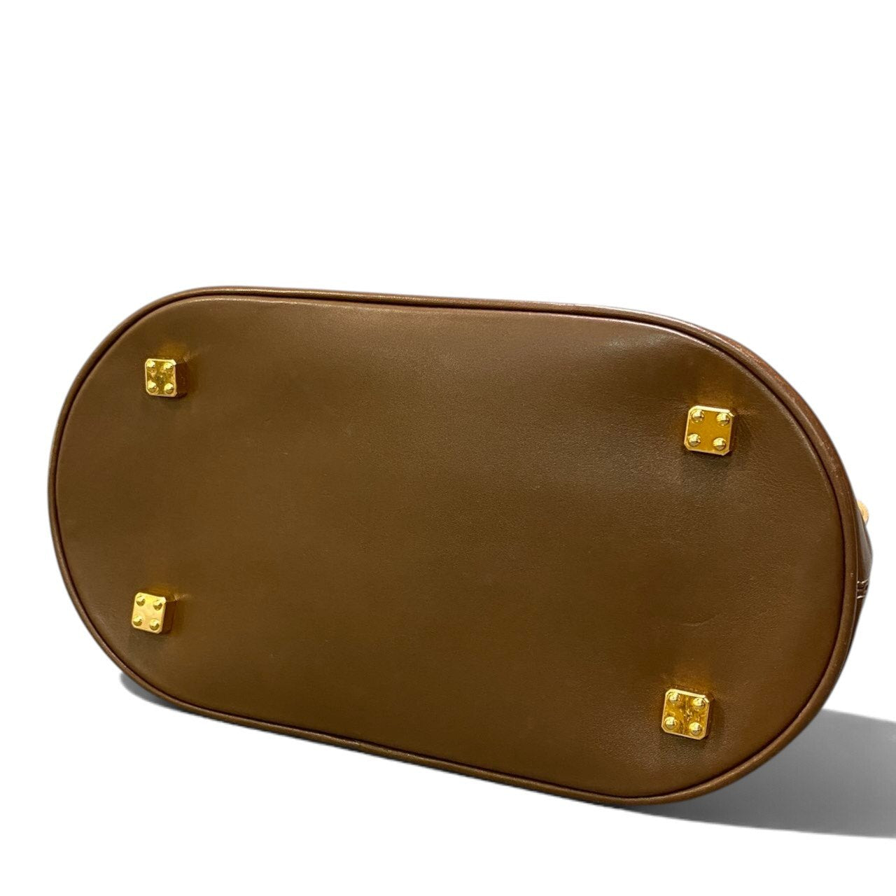 h29 LOEWE アナグラムロゴ ヴィンテージバッグ ハンドバッグ ブラウン ベージュ レザー レディース 女性用ta1