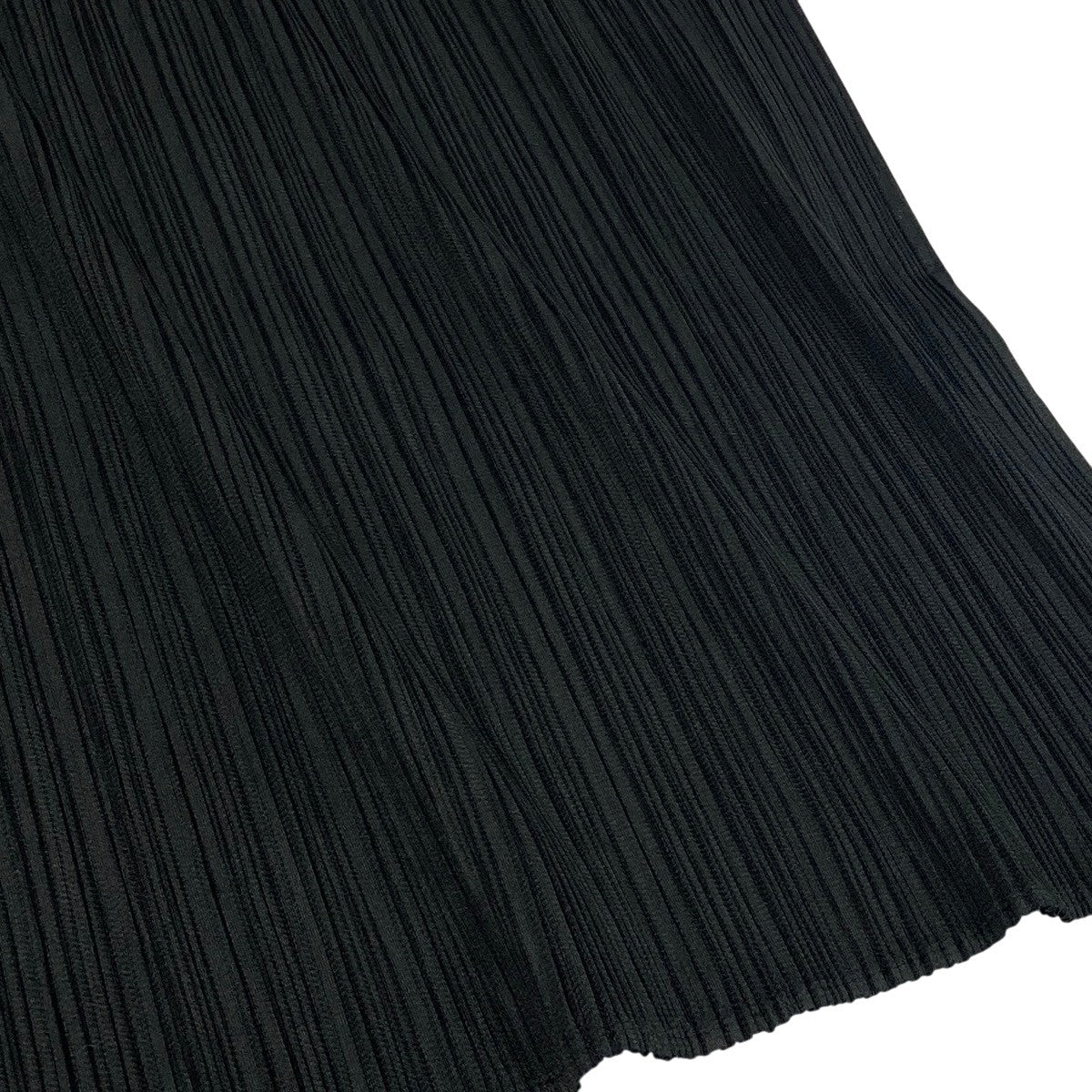 Ah28 PLEATS PLEASE プリーツプリーズ プリーツ加工 ロング タイトスカート ブラック レディースo07t