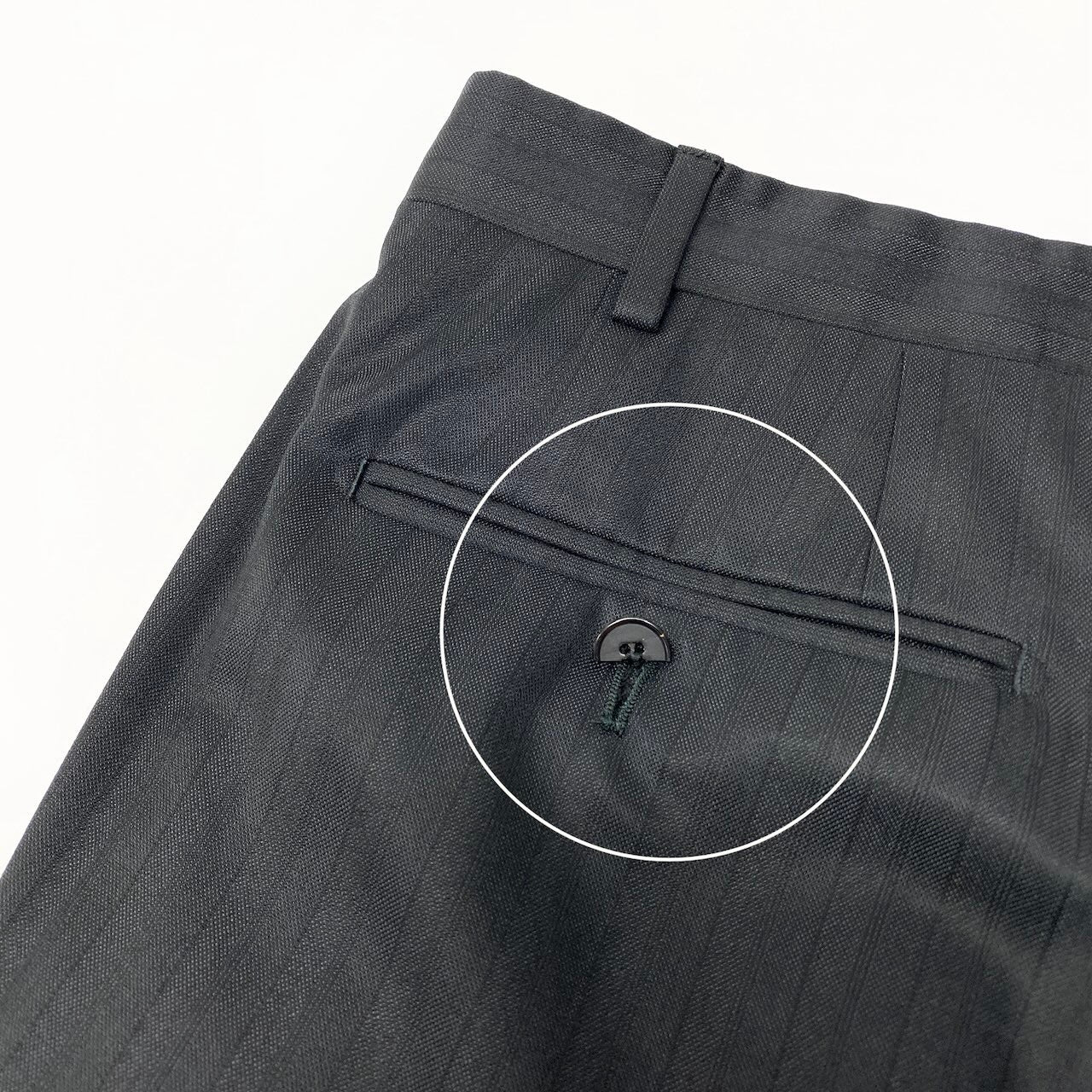 2c29 ARMANI COLLEZIONI アルマーニコレツィオーネ T LINE セットアップスーツ シングルスーツ 2B ストライプ柄 メンズ 紳士服 ビジネス フォーマル イタリア製 50 ブラック ウール100％u02t