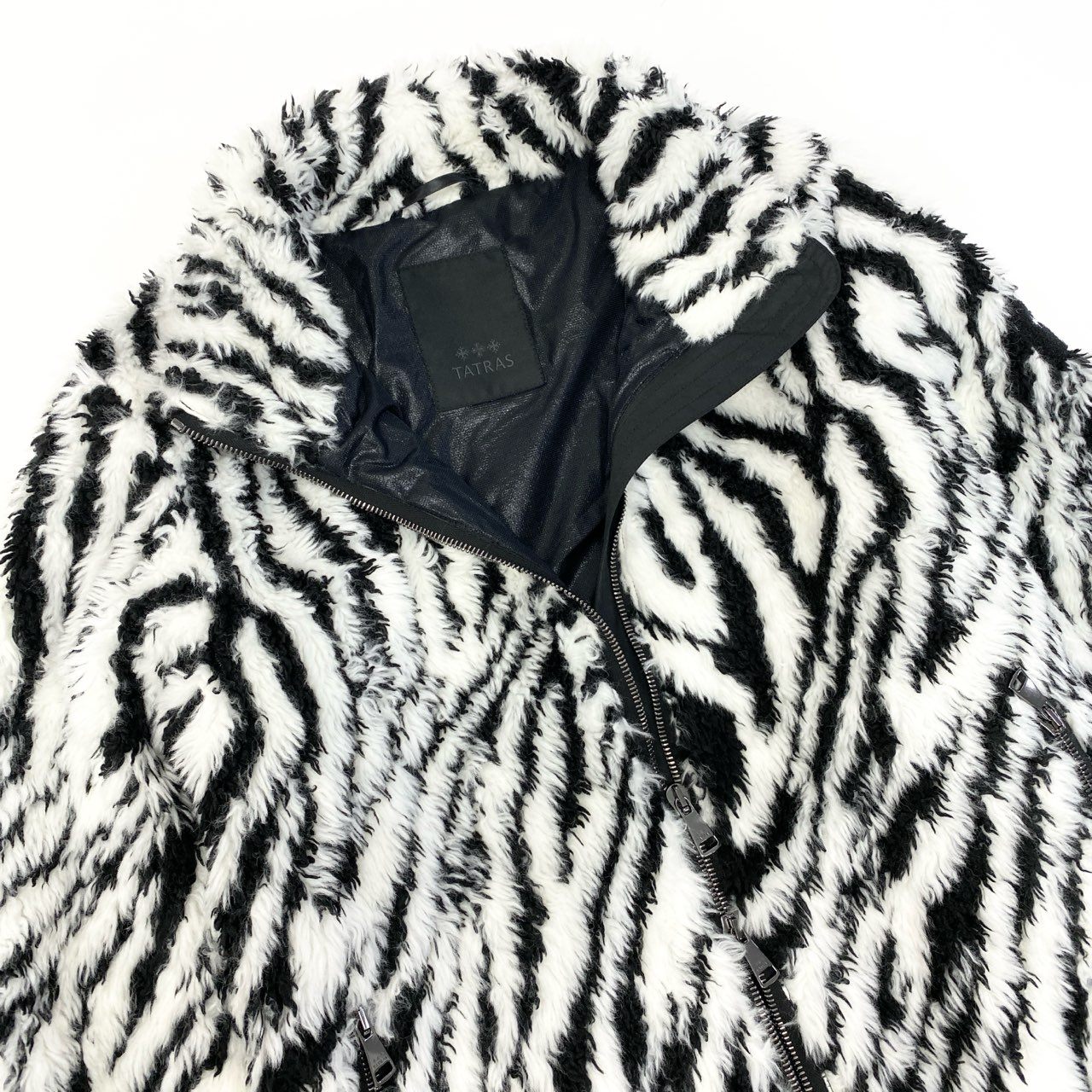 21c4 TATRAS タトラス ボアフリースジャケット ブルゾン ゼブラ柄 アウター MTAT22A4863-L 01サイズ ポリエステル100％ メンズ 男性用o07t