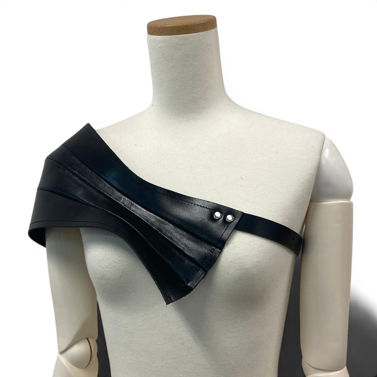 g7 COMME des GARCONS コムデギャルソン レザーショルダーベルト 甲冑ベルト ブラック レザー Leather Shoulder Beltt18r