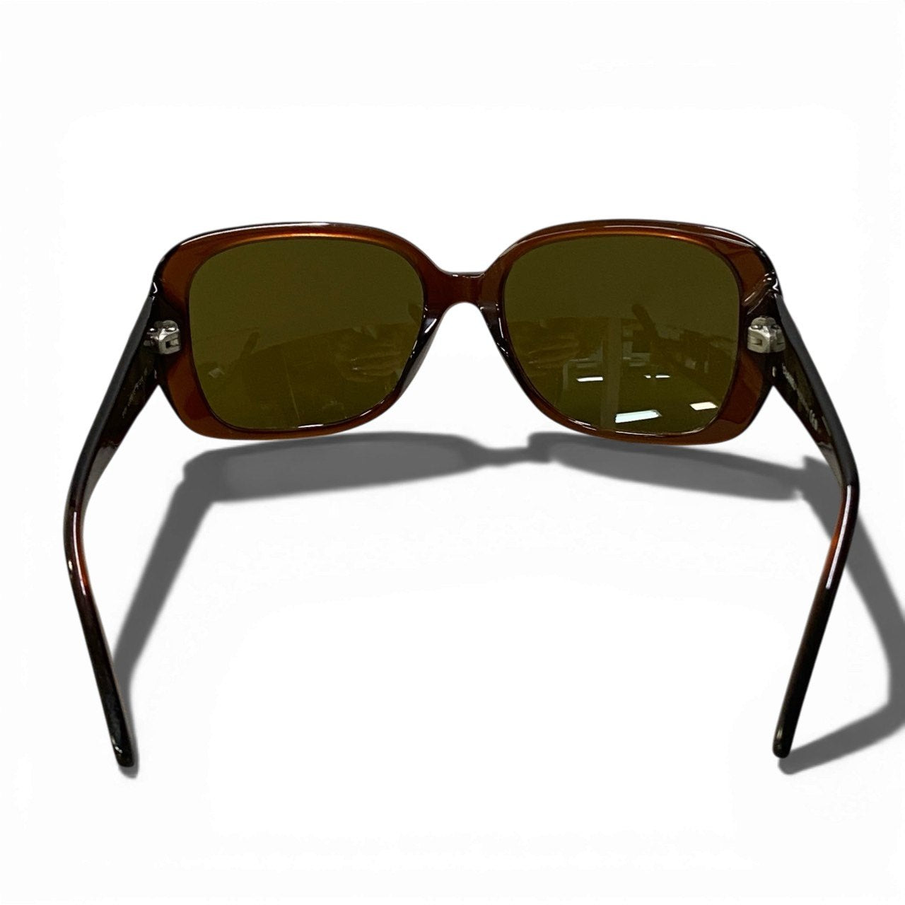 b15 CHANEL シャネル ココマーク サングラス アイウェア 5101 57□18 ブラウン レディースta1