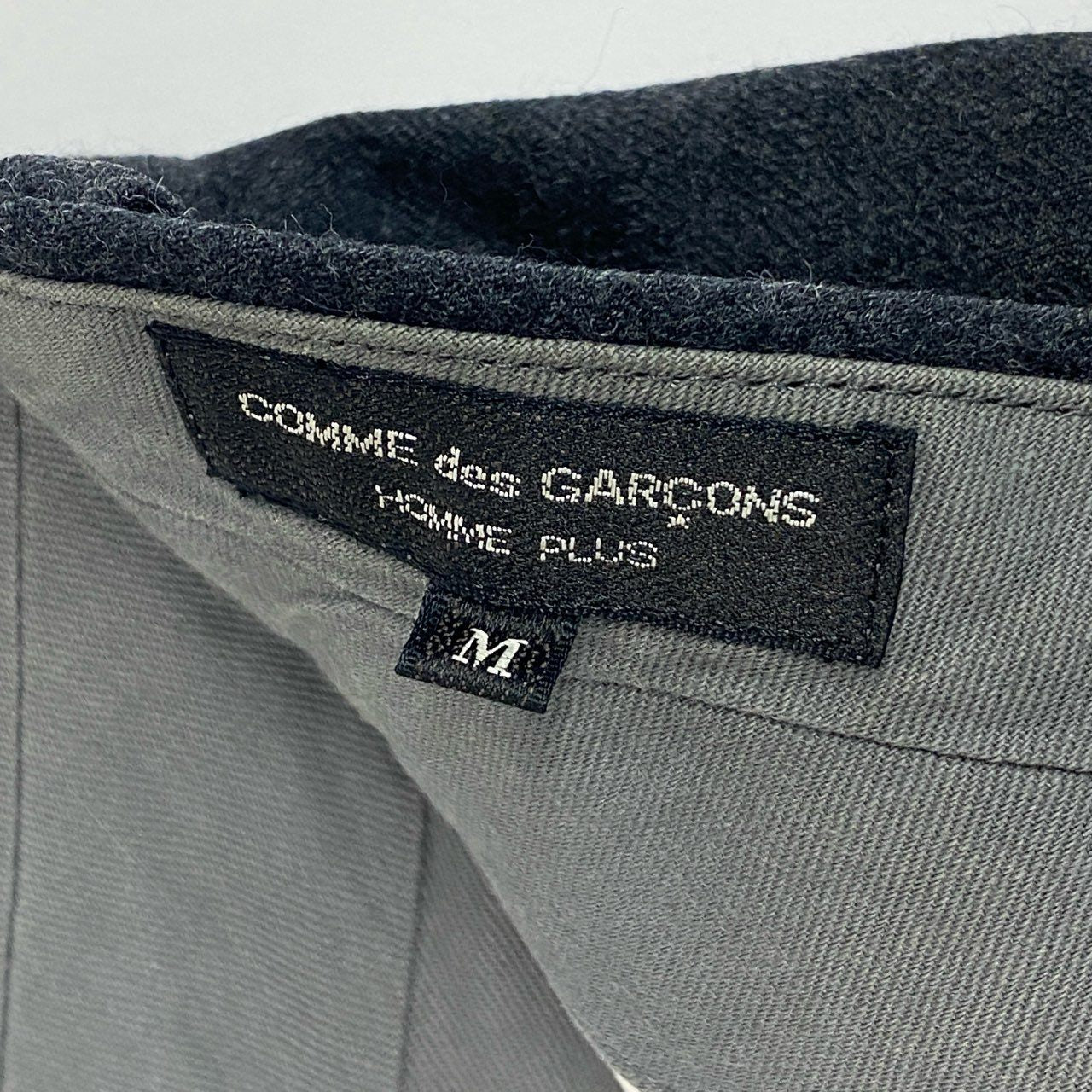 6L17 COMME des GARCONS HOMME PLUS コムデギャルソン オムプリュス スラックス パンツ ボトム AD1992 PP-05054M Mサイズ グレー ウール100％ メンズk02i