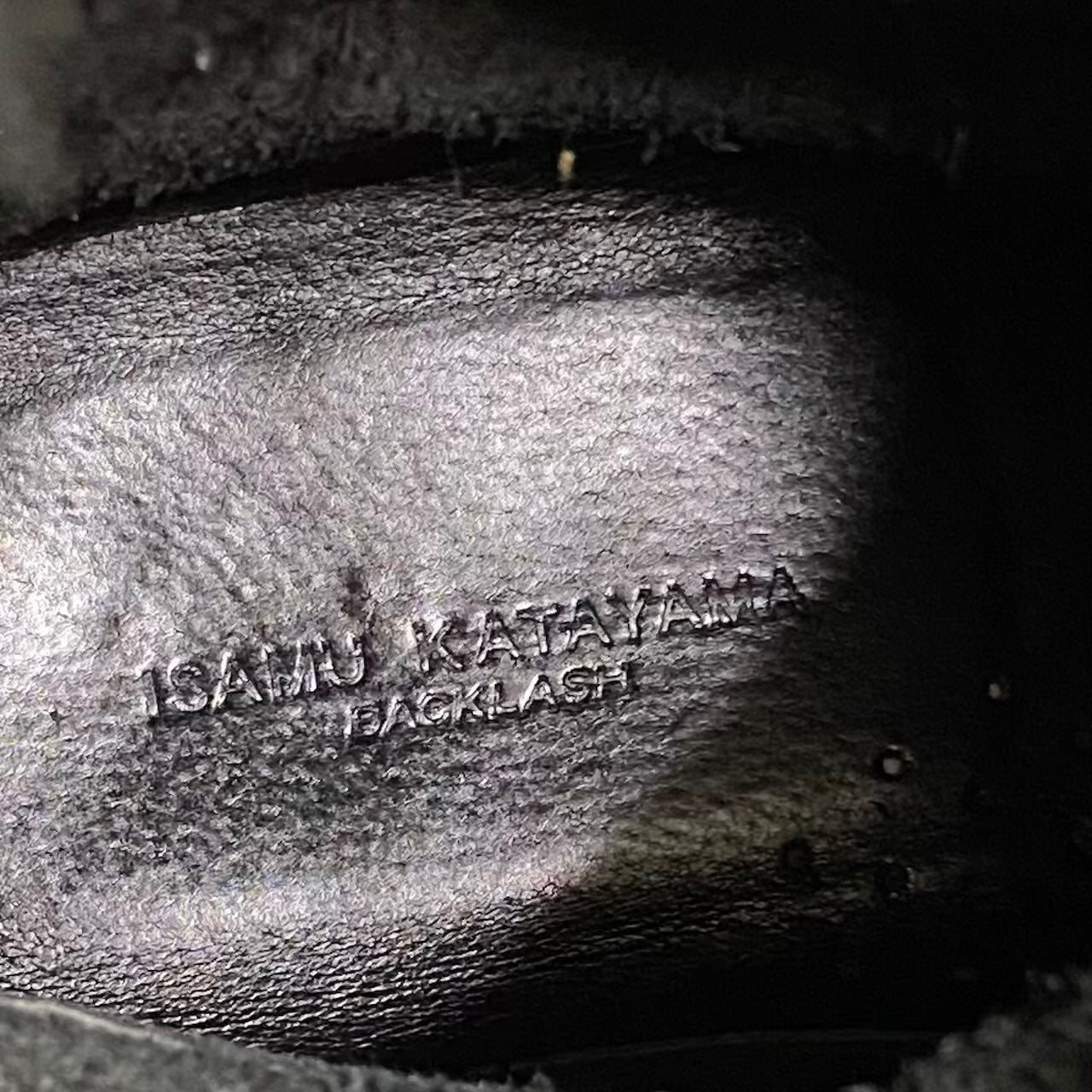 2c23 ISAMU KATAYAMA BACKLASH イサムカタヤマ バックラッシュ エンジニアブーツ 25.5cm ブラック レザー シューズt18r