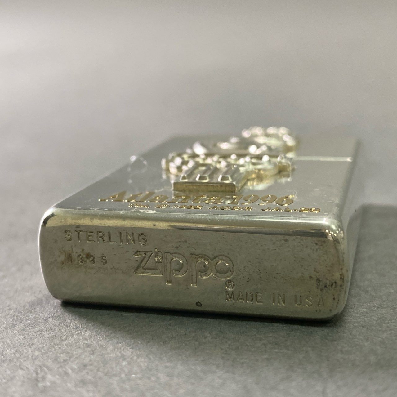 7f11 《希少》 ZIPPO ジッポ Atlanta 1996 アトランタ スターリングシルバー オイルライター Starling Silver No.0464 オリンピック