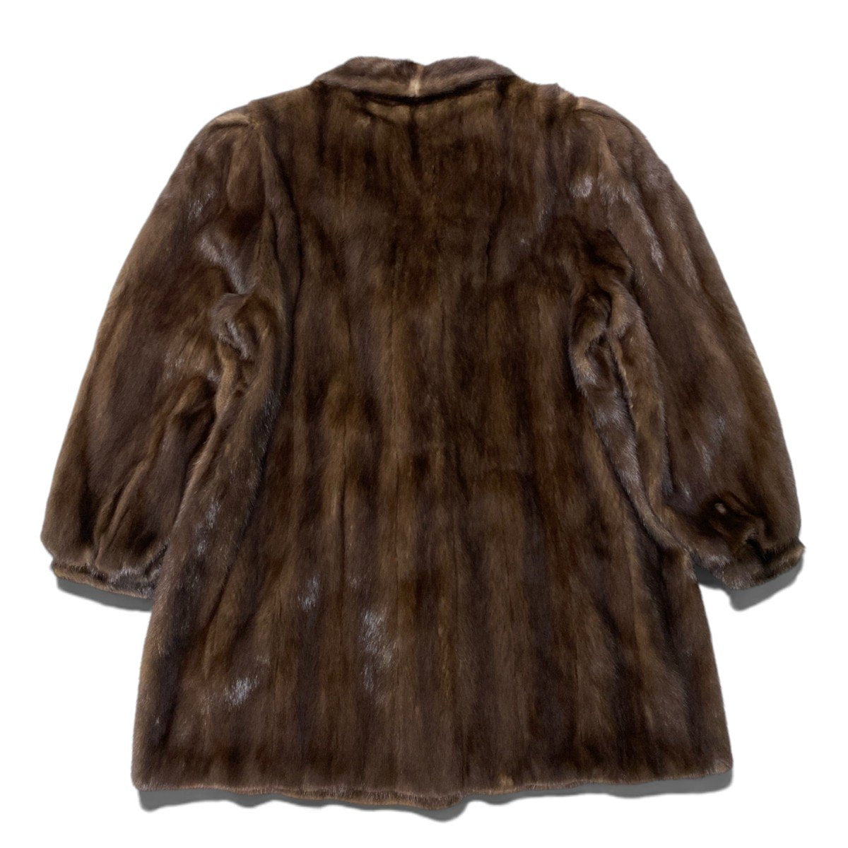 64h19 SAGA MINK サガミンク 銀サガ デミバフミンク ミンクコート ロングコート FREE ブラウン ミンクファー Mink Fur Coatu02t