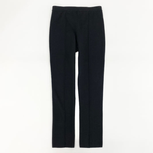56h1 FOXEY NEW YORK フォクシーニューヨーク Knit Pants ニットパンツ フルレングス イージーパンツ レディース 女性用 39272 38 ブラックu02t