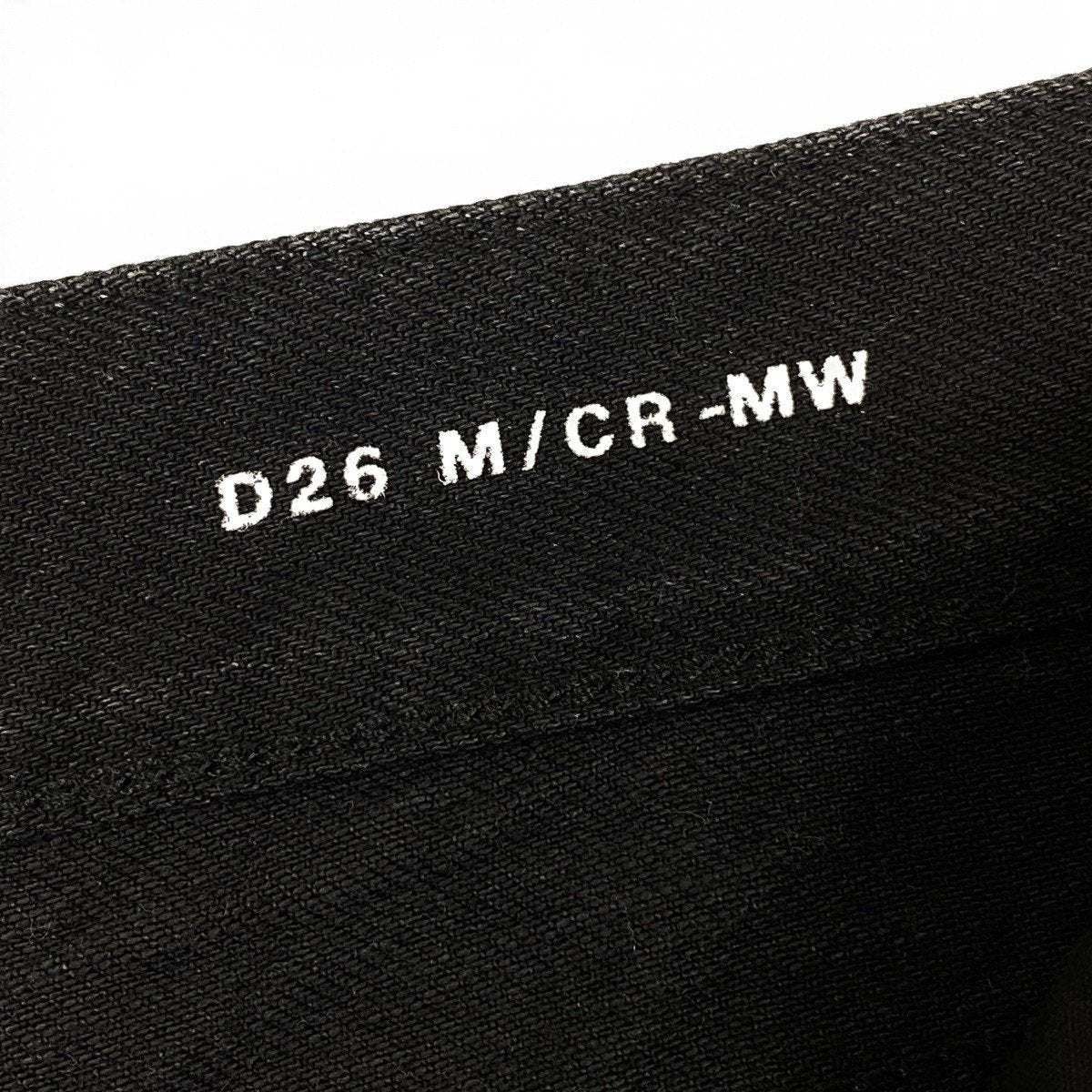 13i14 SAINTLAURENT サンローラン デニムパンツ ボトムス イタリア製 26サイズ ブラック コットン100％ レディースu02t
