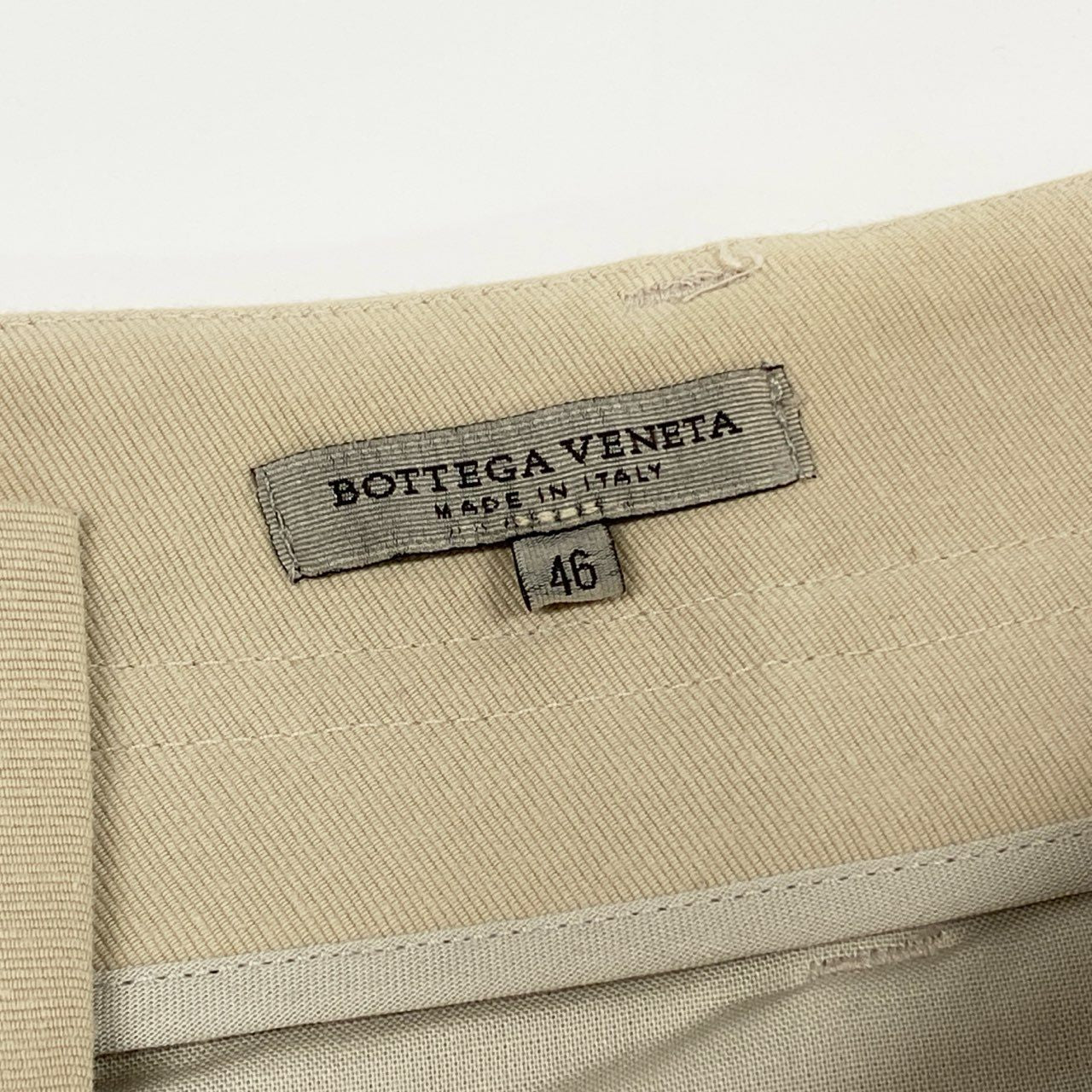 4j7 BOTTEGA VENETA ボッテガヴェネタ イタリア製 デニムパンツ カラーデニム ボトムス メンズ 紳士服 46 ベージュ コットン100％u02t